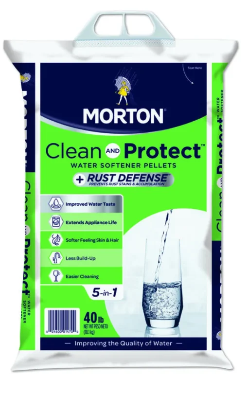 Morton Rust Remover Water Softener Salt Pellets 40 lb