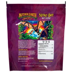 Mother Earth Nitro Bat Guano Hydroponic Plant Supplement 2 lb.