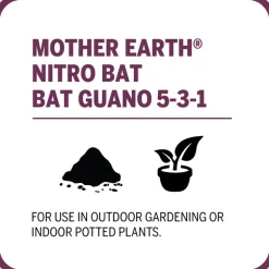 Mother Earth Nitro Bat Guano Hydroponic Plant Supplement 2 lb.