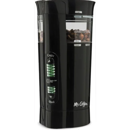 Mr. Coffee Black Plastic 12 cups Coffee Grinder