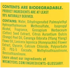 Mrs. Meyer's Clean Day Honeysuckle Scent Fabric Softener Liquid 32 oz 1 pk