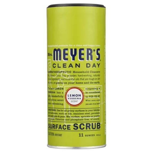 Mrs. Meyer's Clean Day Lemon Verbena Scent Surface Scrub 11 oz. (Pack of 6)