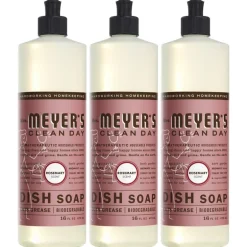 Mrs. Meyer's Clean Day Rosemary Scent Liquid Dish Soap 16 oz. 1 pk (Pack of 6)