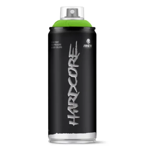 MTN Hardcore Gloss Valley Green Spray Paint 11 oz (Pack of 6).