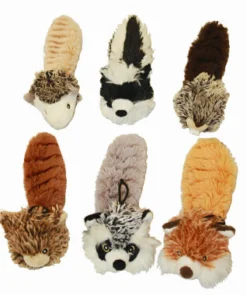 Multipet Bouncy Burrow Buddies Assorted Plush Assortment Dog Toy Medium 1 pk