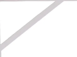 National Hardware 13 in. H x 20 in. W x 1.19 in. D White Steel Shelf Bracket (Pack of 6)