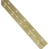 National Hardware 12 in. L Brass-Plated Continuous Hinge 1 pk