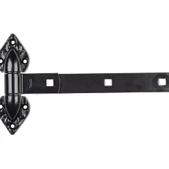National Hardware 10 in. L Black Spear Heavy Duty T-Hinge