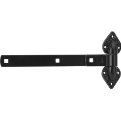 National Hardware 12 in. L Black Steel Heavy Duty Spear T Hinge 1 pk
