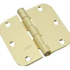 National Hardware 3-1/2 in. L Bright Brass Door Hinge 3 pk