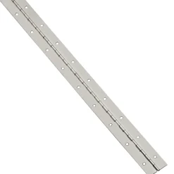 National Hardware 30 in. L Nickel Continuous Hinge 1 pk