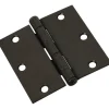 National Hardware 3-1/2 in. L Oil Rubbed Bronze Door Hinge 1 pk