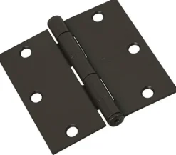 National Hardware 3-1/2 in. L Oil Rubbed Bronze Door Hinge 1 pk