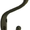 National Hardware 3.3 in. L Oil Rubbed Bronze Black Zinc Hook 75 lb. cap. 1 pk
