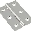 National Hardware 2 in. L Satin Nickel Door Hinge 1 pk