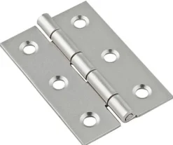 National Hardware 2 in. L Satin Nickel Door Hinge 1 pk