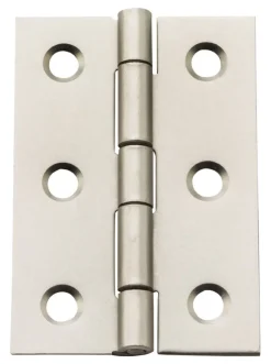 National Hardware 2 in. L Satin Nickel Door Hinge 1 pk