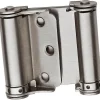 National Hardware 3 in. L Satin Nickel Double-Acting Spring Hinge 1 pk