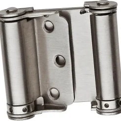 National Hardware 3 in. L Satin Nickel Double-Acting Spring Hinge 1 pk