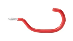 National Hardware 5.88 in. L Vinyl Coated Red Steel Bicycle Hook 40 lb. cap. 1 pk