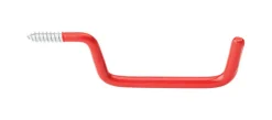 National Hardware 4 in. L Vinyl Coated Red Steel Small Ladder Hook 15 lb. cap. 1 pk
