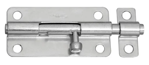 National Hardware 4 in. L Zinc-Plated Steel Barrel Bolt 1 pk