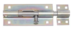 National Hardware 8 in. L Zinc-Plated Steel Heavy Duty Barrel Bolt 1 pk