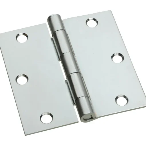 National Hardware 3 in. L Zinc-Plated Door Hinge 1 pk