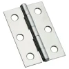National Hardware 2-1/2 in. L Zinc-Plated Narrow Hinge 2 pk