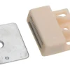 National Hardware 1-5/32 in. W X 1 in. L White Metal Magnetic Catch 1 pk
