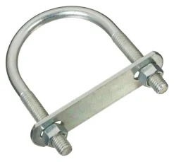 National Hardware 3/8 in. X 2-1/2 in. W X 4 in. L Coarse Zinc-Plated Steel U-Bolt