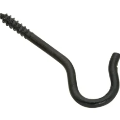 National Hardware Black Steel 25 lbs. Capacity Ceiling Hook 0.16 Dia. x 2-1/2 L in.