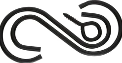 National Hardware Black Steel 4.64 in. H Extender Hook 1 pk