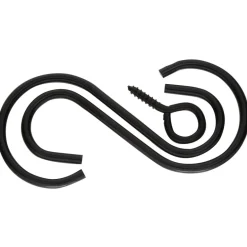 National Hardware Black Steel 4.64 in. H Extender Hook 1 pk