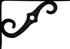 National Hardware Black Steel Shelf Bracket 5 in. L 80 lb