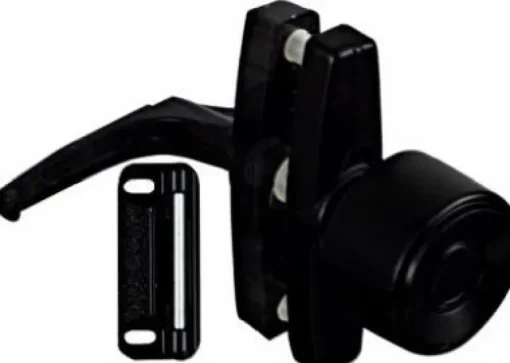 National Hardware Black Zinc Universal Knob Latch 1 pk
