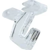 National Hardware Clear Plastic 1.5 in. L Ceiling Hook 15 lb 2 pk