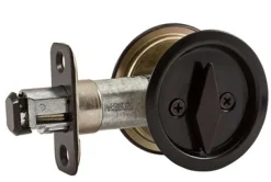 National Hardware Oil Rubbed Bronze Brown Steel Pocket Door Latch 1 pk