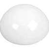 National Hardware Plastic White Soft Round Door Stop Mounts to wall 2.25 in.