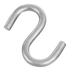 National Hardware Silver Stainless Steel 3 in. L Open S-Hook 145 lb 1 pk