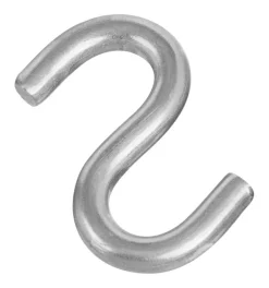 National Hardware Silver Stainless Steel 2 in. L Open S-Hook 135 lb 1 pk