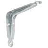 National Hardware Silver Steel Shelf Bracket 5 in. L 10 lb.