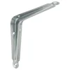 National Hardware Silver Steel Shelf Bracket 6 in. L 25 lb.