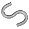 National Hardware Small Zinc-Plated Silver Steel 2-1/2 in. L Open S-Hook 140 lb 1 pk