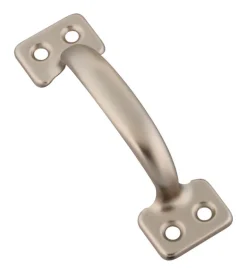 National Hardware WeatherGuard 4 in. L Satin Nickel Silver Steel Universal Sash Lift Handle 1 pk
