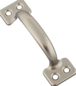 National Hardware WeatherGuard 4 in. L Satin Nickel Silver Steel Universal Sash Lift Handle 1 pk