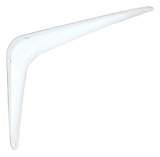 National Hardware White Steel Shelf Bracket 8 in. L 100 lb