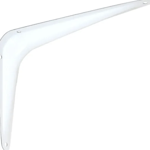 National Hardware White Steel Shelf Bracket 8 in. L 100 lb