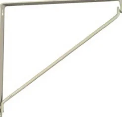 National Hardware White Steel Shelf Bracket 10.87 in. L 150 lb