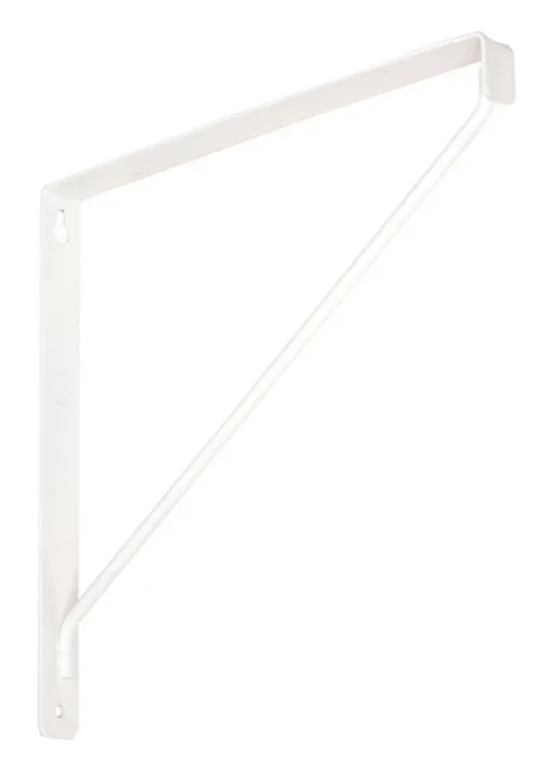 National Hardware White Steel Shelf Bracket 10.87 in. L 150 lb